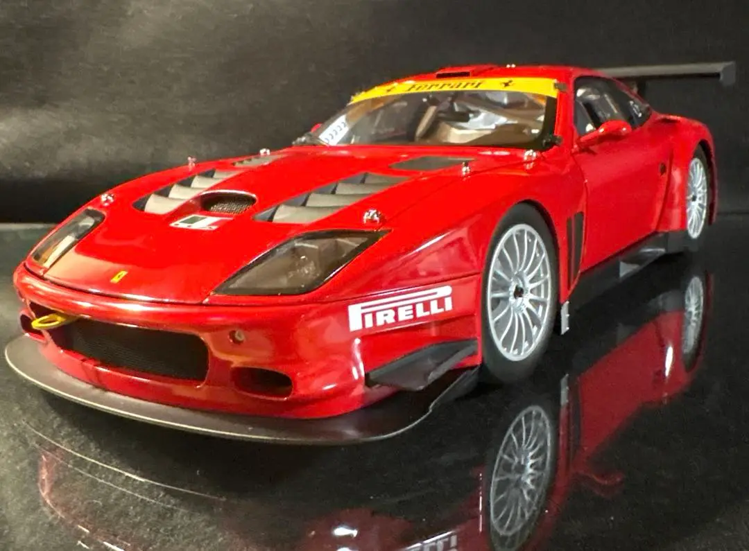 京商 フェラーリ575 GTC EvoIuzione 1/18 Kyosho 1:18 Ferrari 575 GTC Evoluzione yellow 08392C model