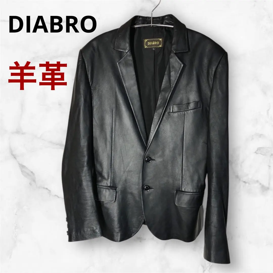 DIABRO レザー 羊革 テーラードジャケット L 2025年最新】Diavlo レザージャケット・ライダースの人気