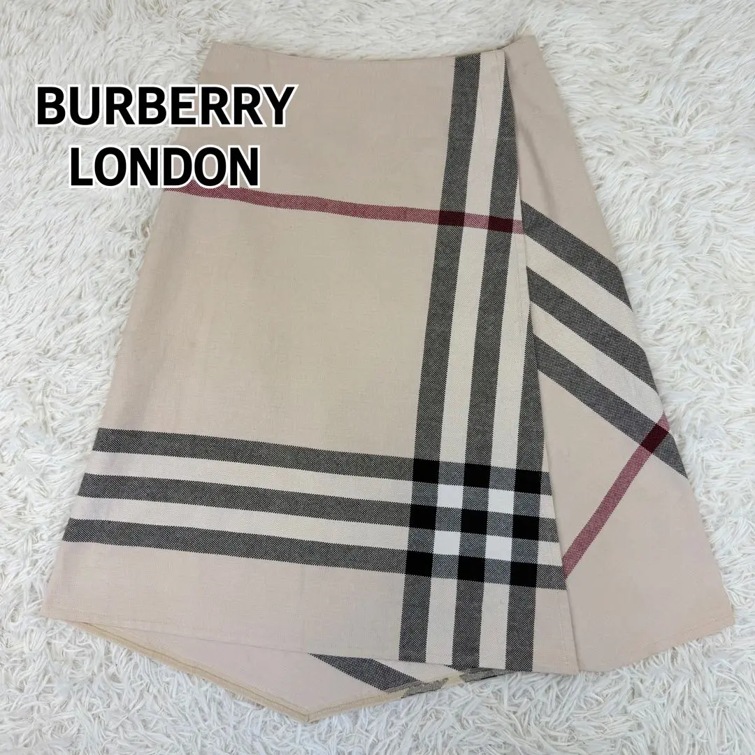美品♡BURBERRY LONDON ベージュロングスカート 15号 春夏 2025年最新】BURBERRY LONDON カラー:ベージュ系 その他の人気