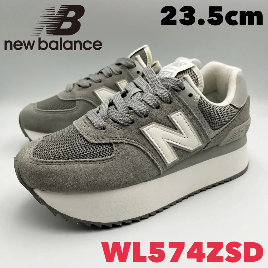 新品未使用 ニューバランス WL574ZSD B 厚底スニーカー 23.5 New Balance スニーカー WL574ZSD / ニューバランス 厚底