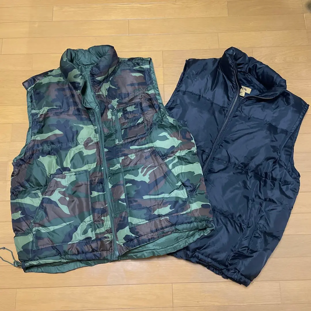 CLENCH PJMARK BBOY ダウンベスト pjmark ダウンベスト 中綿 ヒップホップ b-boyB系 黒 XL - メルカリ