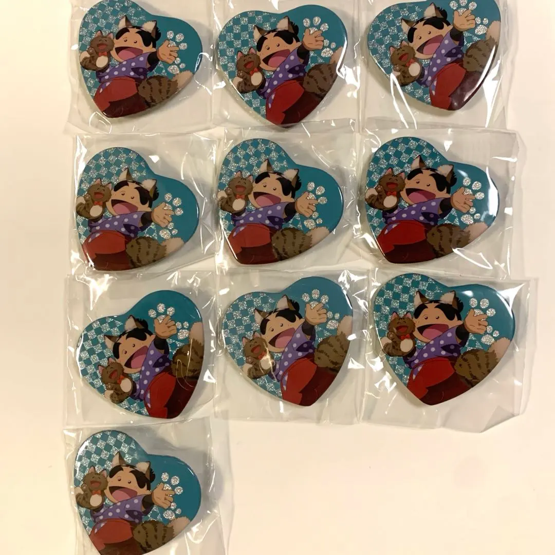 Thumbnail of Nintama Rantaro Namjatown Heart Can Badge Shinbei Fukutomi