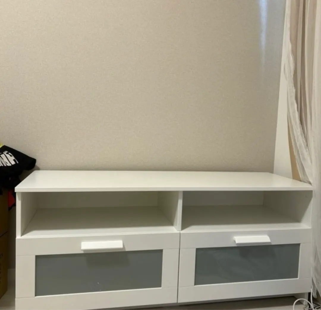 IKEA ドレッサーブリムネス ブラック(直接引き取り可) BRIMNES ブリムネス ドレッシングテーブル, ホワイト, 70x42 cm