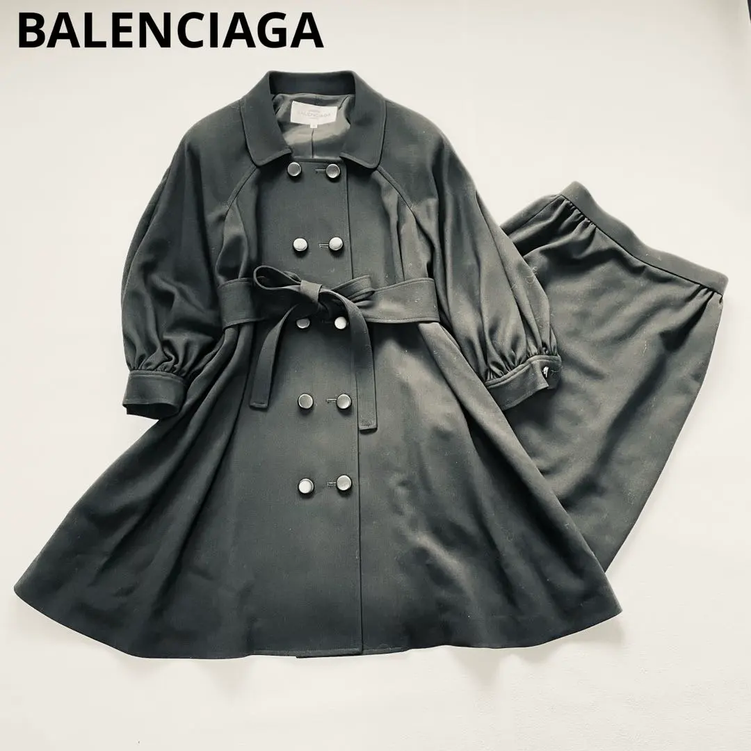Thumbnail of Balenciaga Flare Jacket Skirt Suit Set Up Volume Sleeves