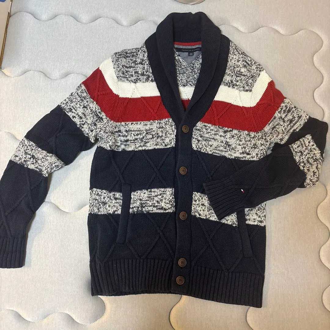 Thumbnail of Significant Price Reduction: TOMMY HILFIGER XL Cardigan, Navy