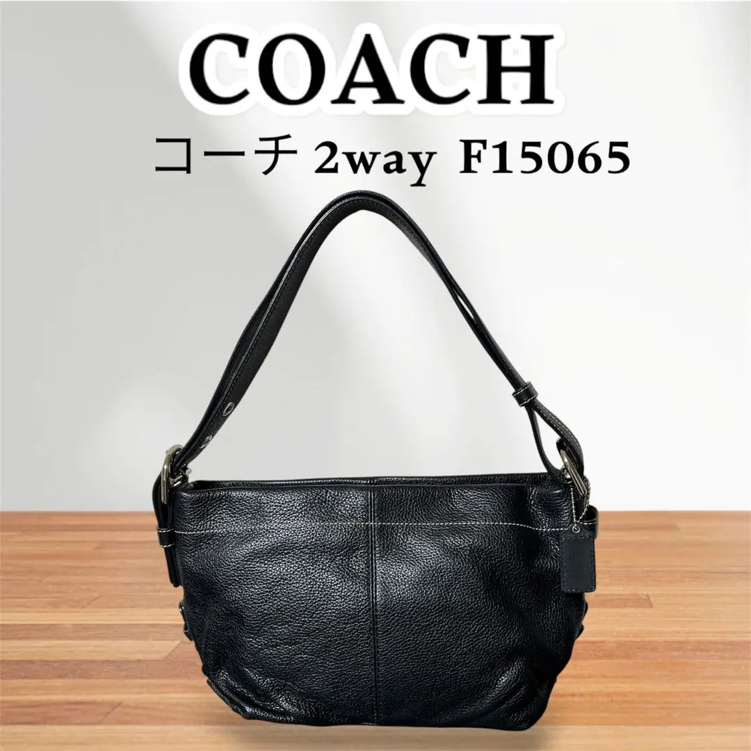 2-2302 COACH ショルダーバッグ F15065 - メルカリ