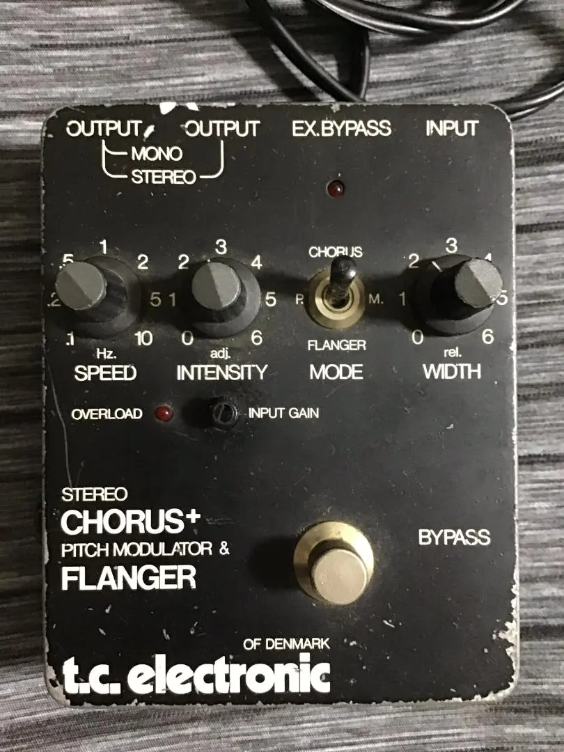tc electronic STEREO CHORUS+ Pitch Modulator & Flanger(復刻