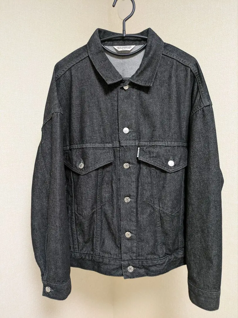cootie 3rd Typeデニムジャケット　Ｌ　24SS KJ ブラック COOTIE (クーティー) 3rd Type Denim Jacket (サードタイプ