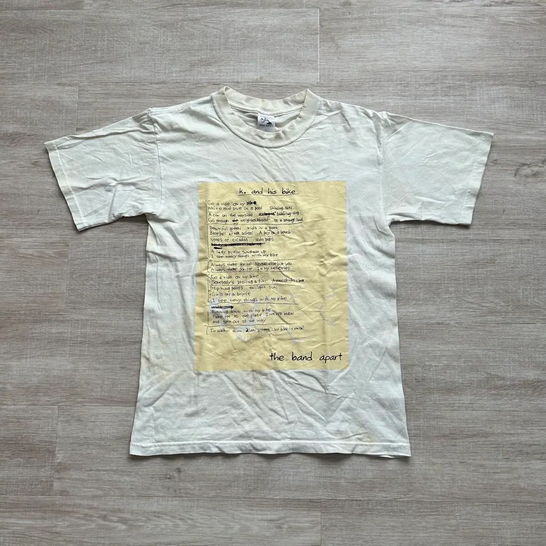 【the band apart [バンアパ]】初期 00年代 Tシャツ S 2025年最新】バンアパ tシャツの人気アイテム - メルカリ