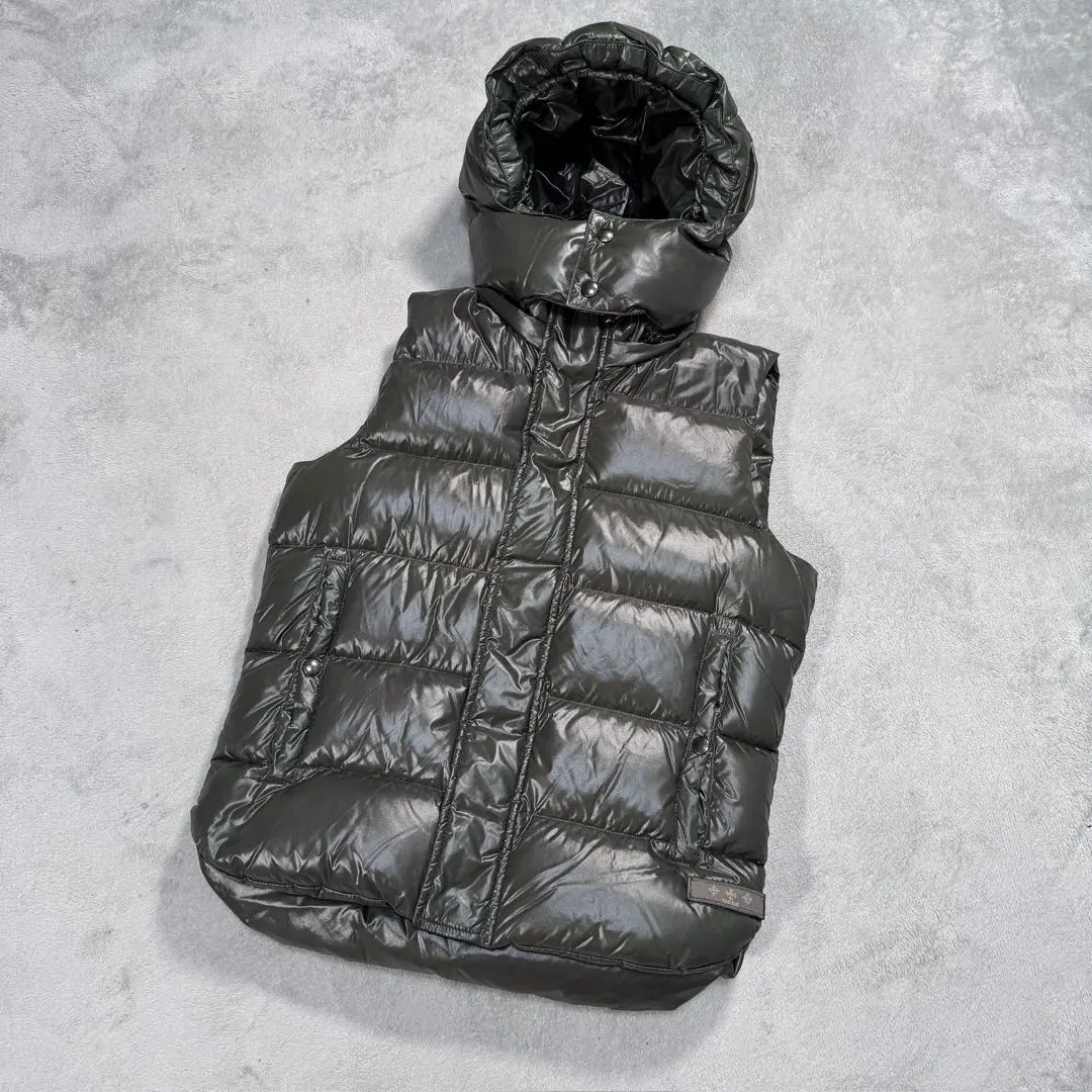 8.2◎S371◎ラルフローレン◎ダウンベスト◎ボア◎カーキ◎S