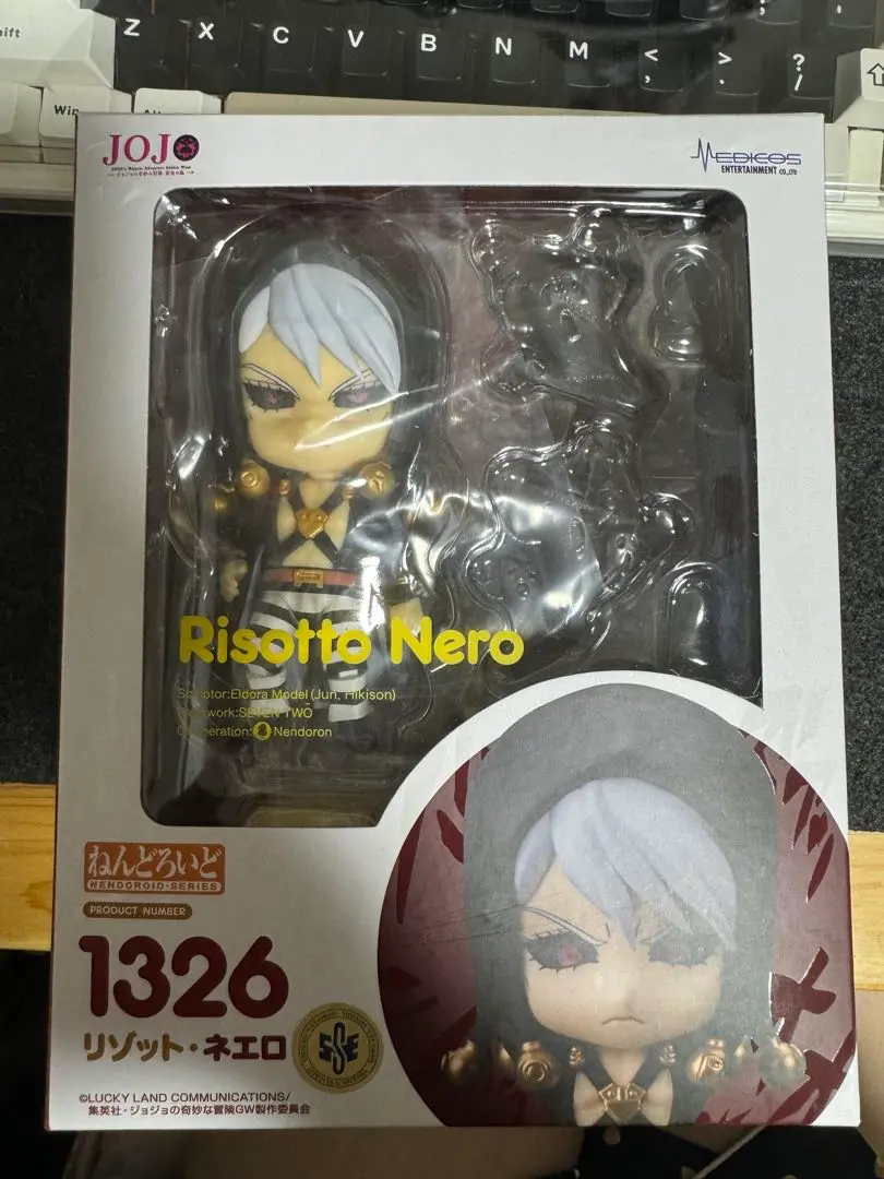 新品未開封 特典つき ジョジョの奇妙な冒険 リゾット ねんどろいど ねんどろいど TVアニメ「ジョジョの奇妙な冒険 黄金の風
