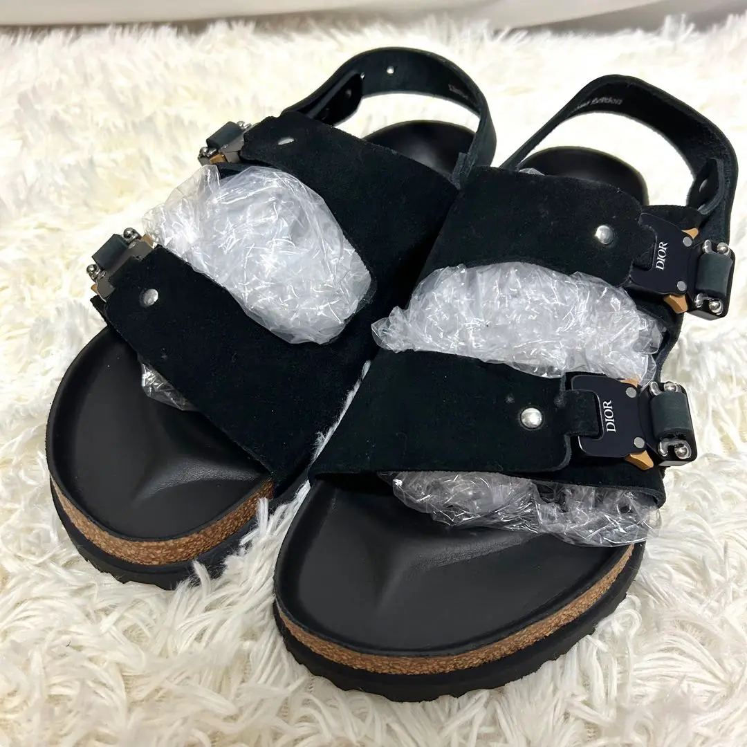DIOR クリスチャンディオール スポーツサンダル ブラック 黒23cm