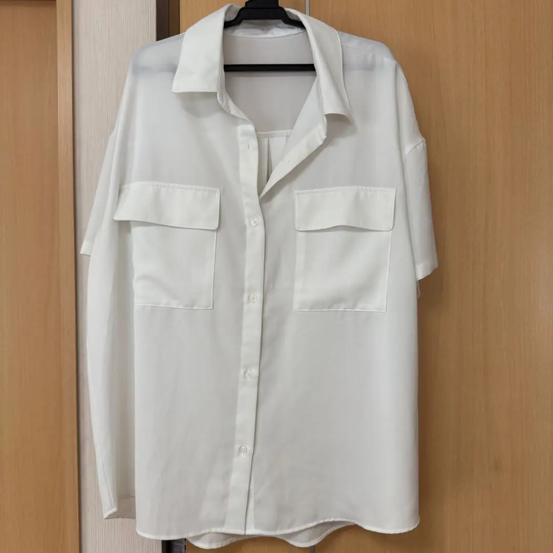 Thumbnail of White Short Sleeve Shirt with Pocket