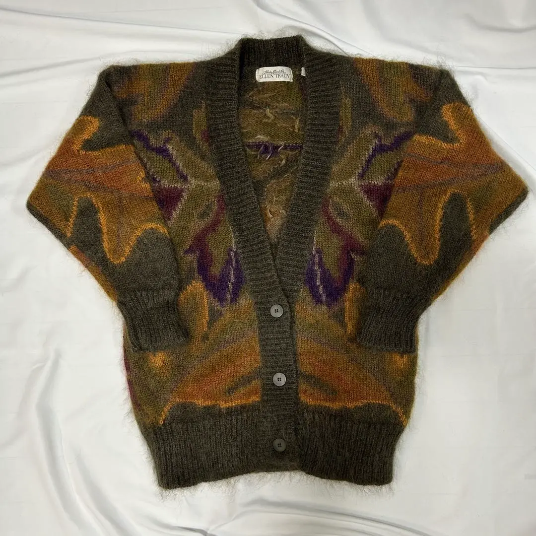 Thumbnail of 【Excellent Condition】90s Mohair Extremely Thick Cardigan High-End Line Oversized