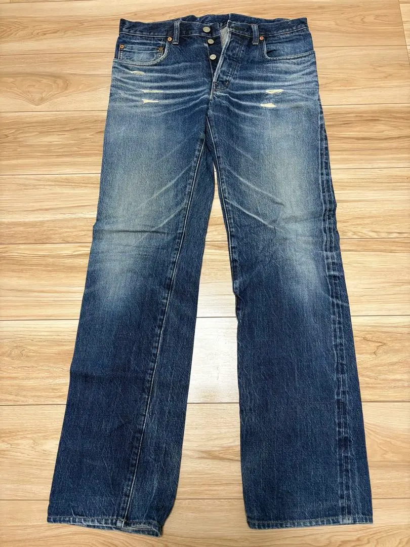 OKURA デニムパンツ　size32 未使用品　HRM. BLUE BLUE OKURA デニムパンツ size32 未使用品 HRM. BLUE BLUE - パンツ