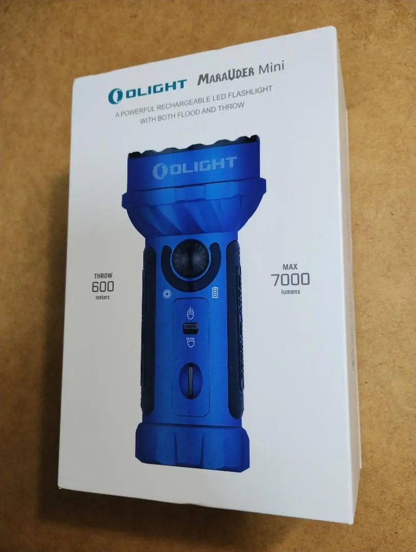 OLIGHT Marauder Mini 7,000 Lumens Bright Flashlight with 600