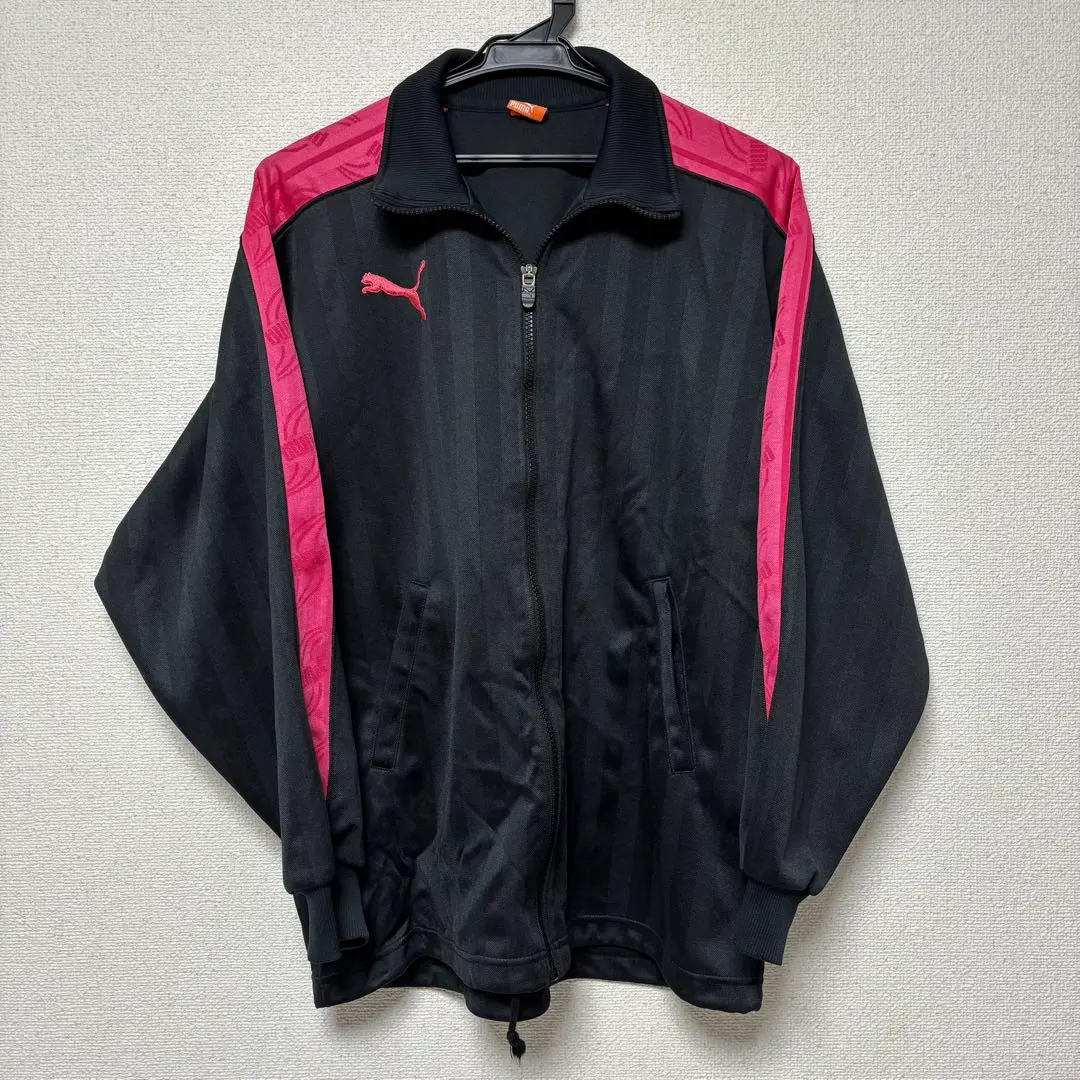 Thumbnail of PUMA Track Jacket Top Black Pink ①