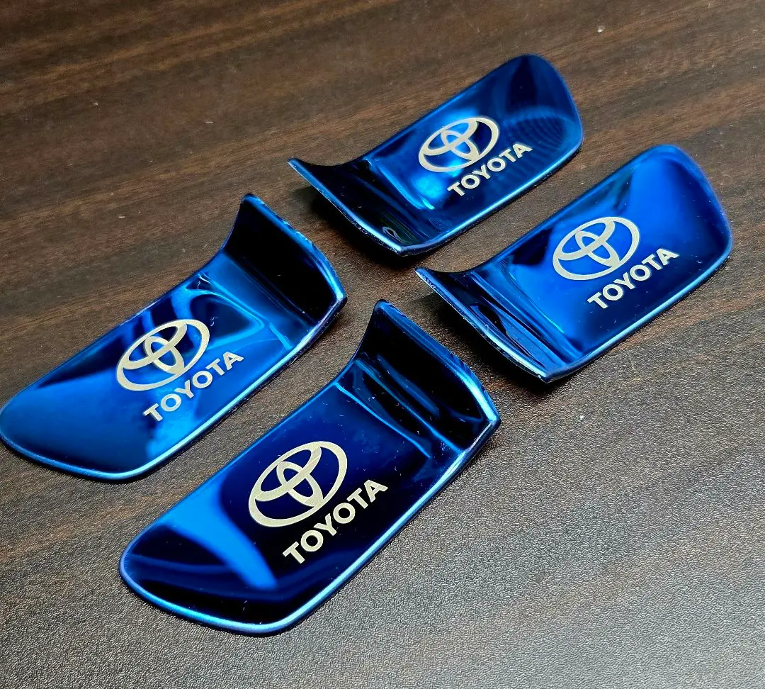 Thumbnail of Door Handle Inner Cover Door Knob Cover Metal Blue Prius Crown