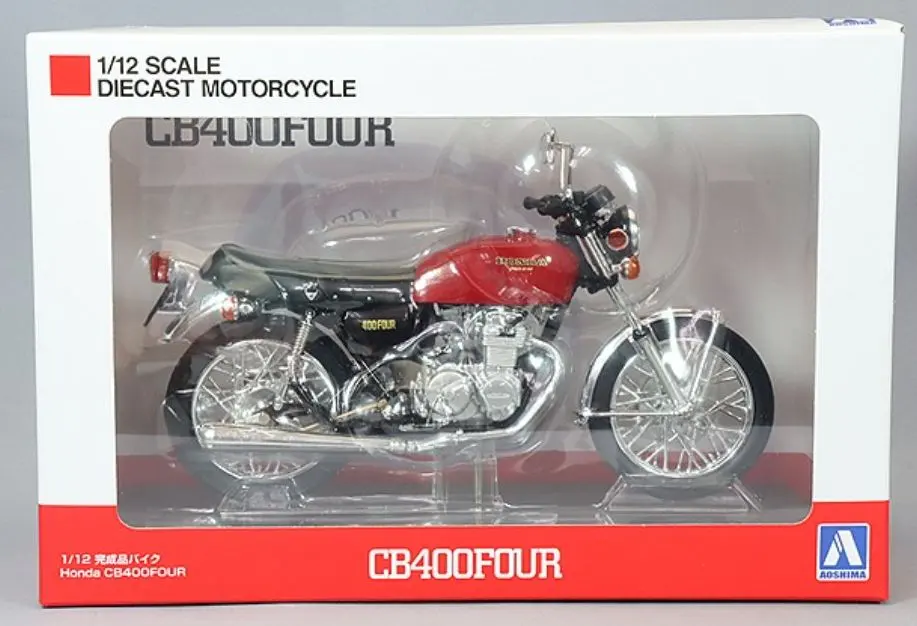 CB400 FOUR ダイキャストモデル 1/12スケール Honda CB400FOUR」がアオシマのSKYNETブランド「1/12 完成品