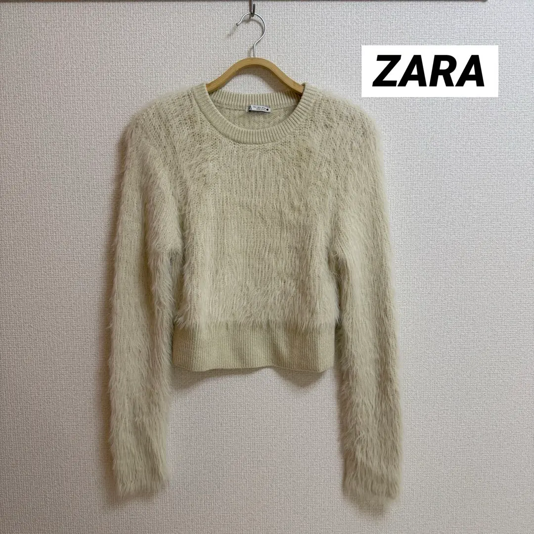 Thumbnail of ZARA Faux Fur Knit Top