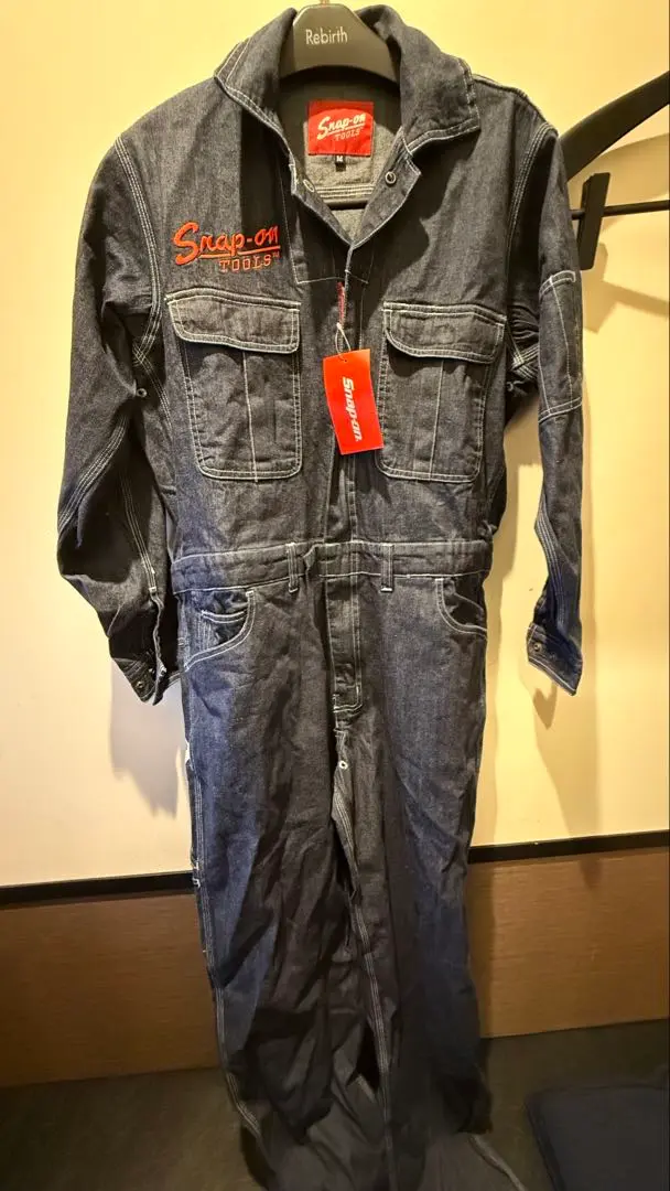 Snap-on デニム長袖ツナギ LLサイズ スナップオン Snap-on デニム長袖ツナギ Lサイズ スナップオン① 検 マック