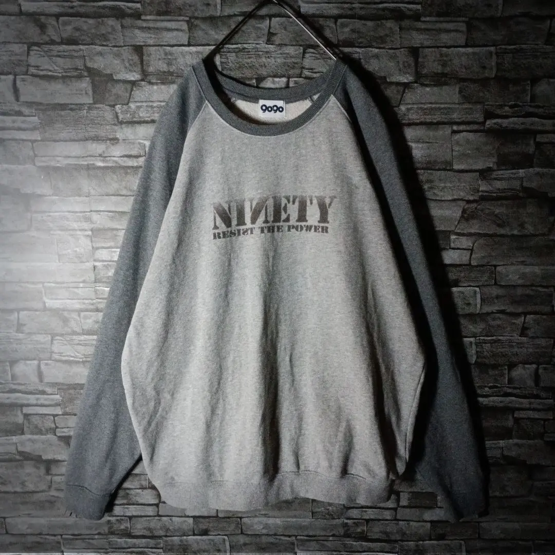 9090 グレー トレーナー・スウェットセット 9090 OG Logo スウェットセット 9090セットアップ oatmeal