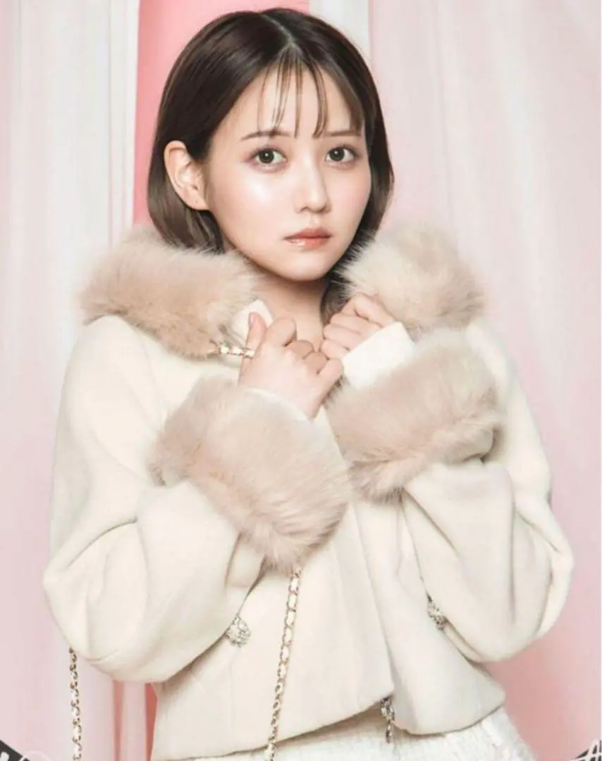 新品♡ミシェルマカロン ファー ライダースジャケット アウター