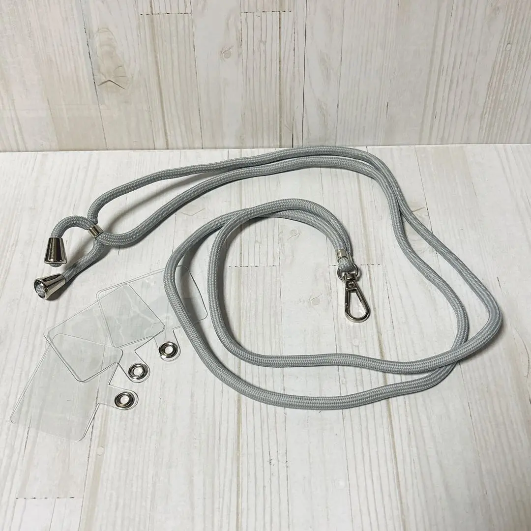 Thumbnail of Smartphone shoulder strap, nylon, gray, crossbody, shoulder strap, neck strap