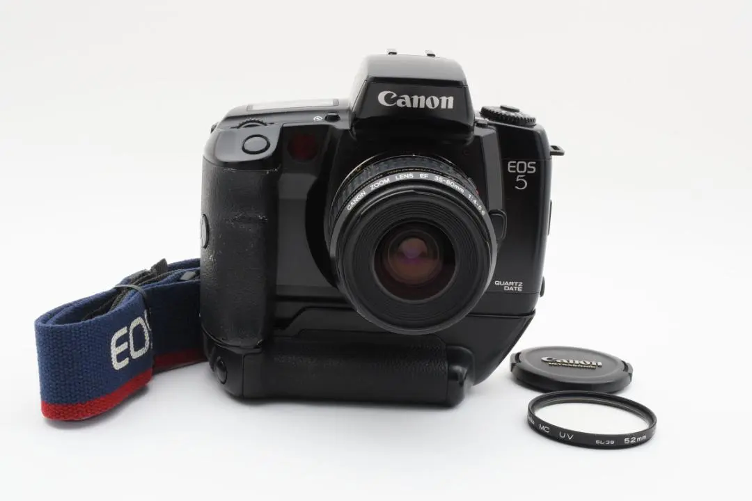 Canon キャノン EOS5 ボディ 一眼レフ フィルムカメラ VG-10 Canon EOS5 QD ボディ VG10グリップ付 キヤノン（22162