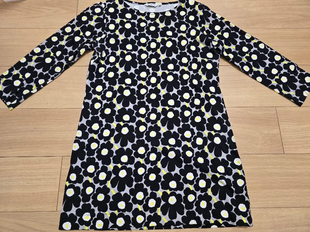 marimekko 花柄 チュニック ワンピース　M marimekko 花柄 チュニック ワンピース M - メルカリ