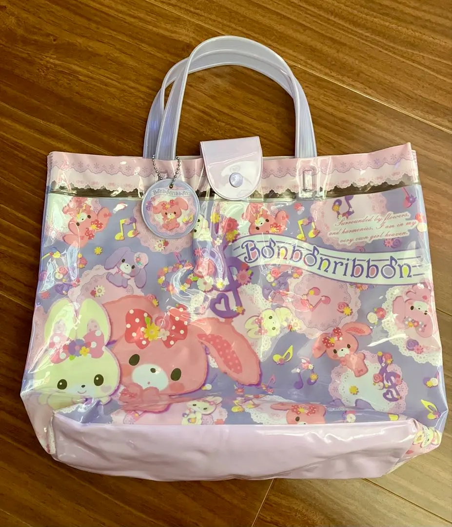 姫ちゃんりぼん　プールバッグ★未使用ビニールバッグ 姫ちゃんのりぼん 付録 当時物 水沢めぐみ プールバッグ 少女