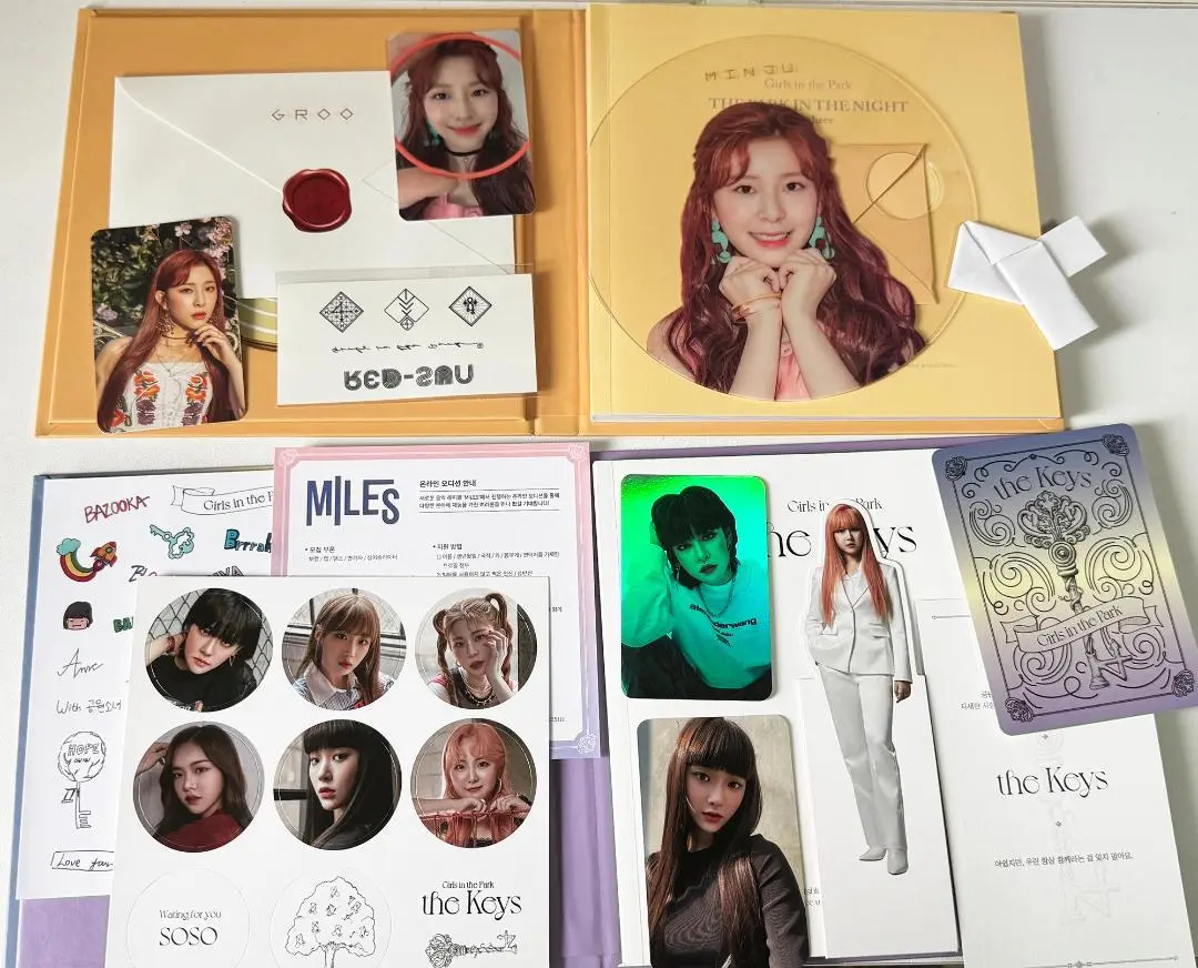 公園少女　GWSN 夜の公園 one two three アルバム　CD トレカ 2nd Mini Album -夜の公園 (THE PARK IN THE NIGHT)part two