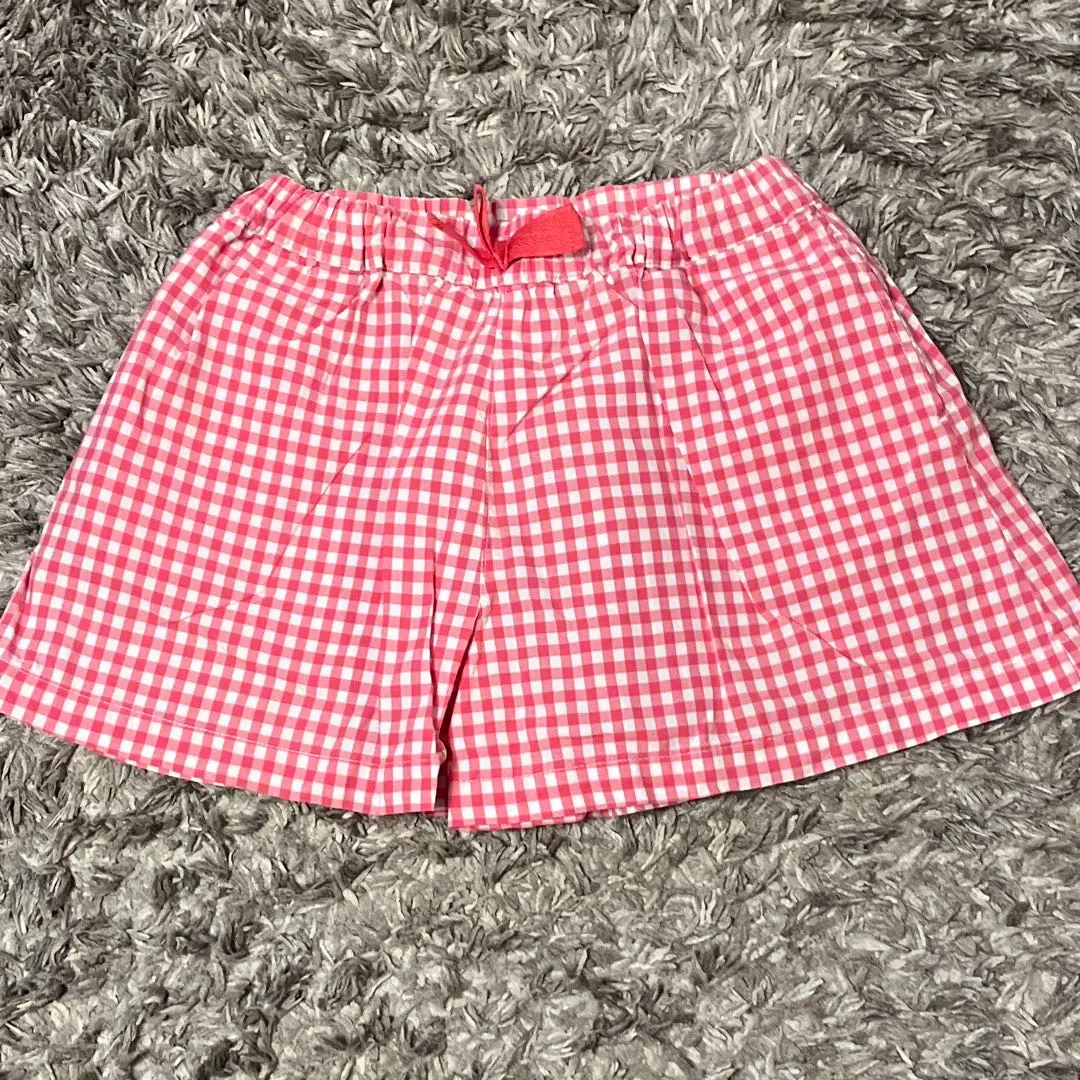 Thumbnail of UNIQLO ⭐︎ Pink Check Shorts Size 110