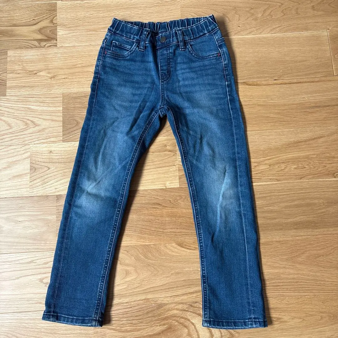 Thumbnail of UNIQLO Kids Denim Straight Pants (Elastic Waist)