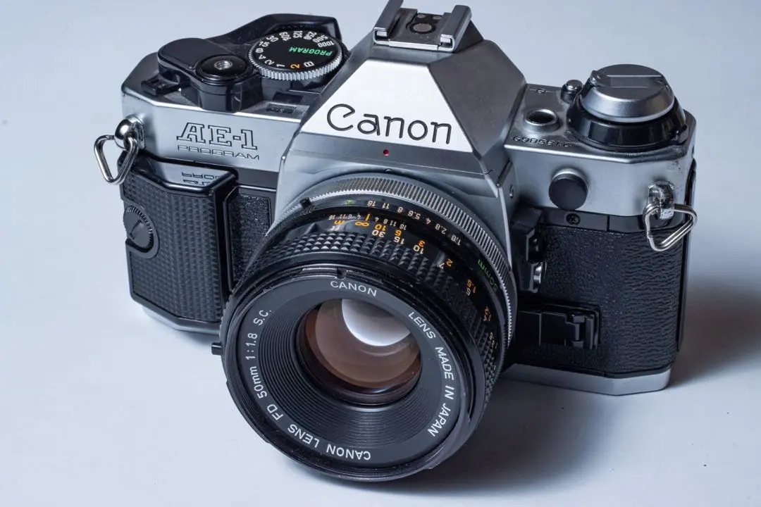 Thumbnail of Canon AE-1 Program Film Camera with 50mm Lens