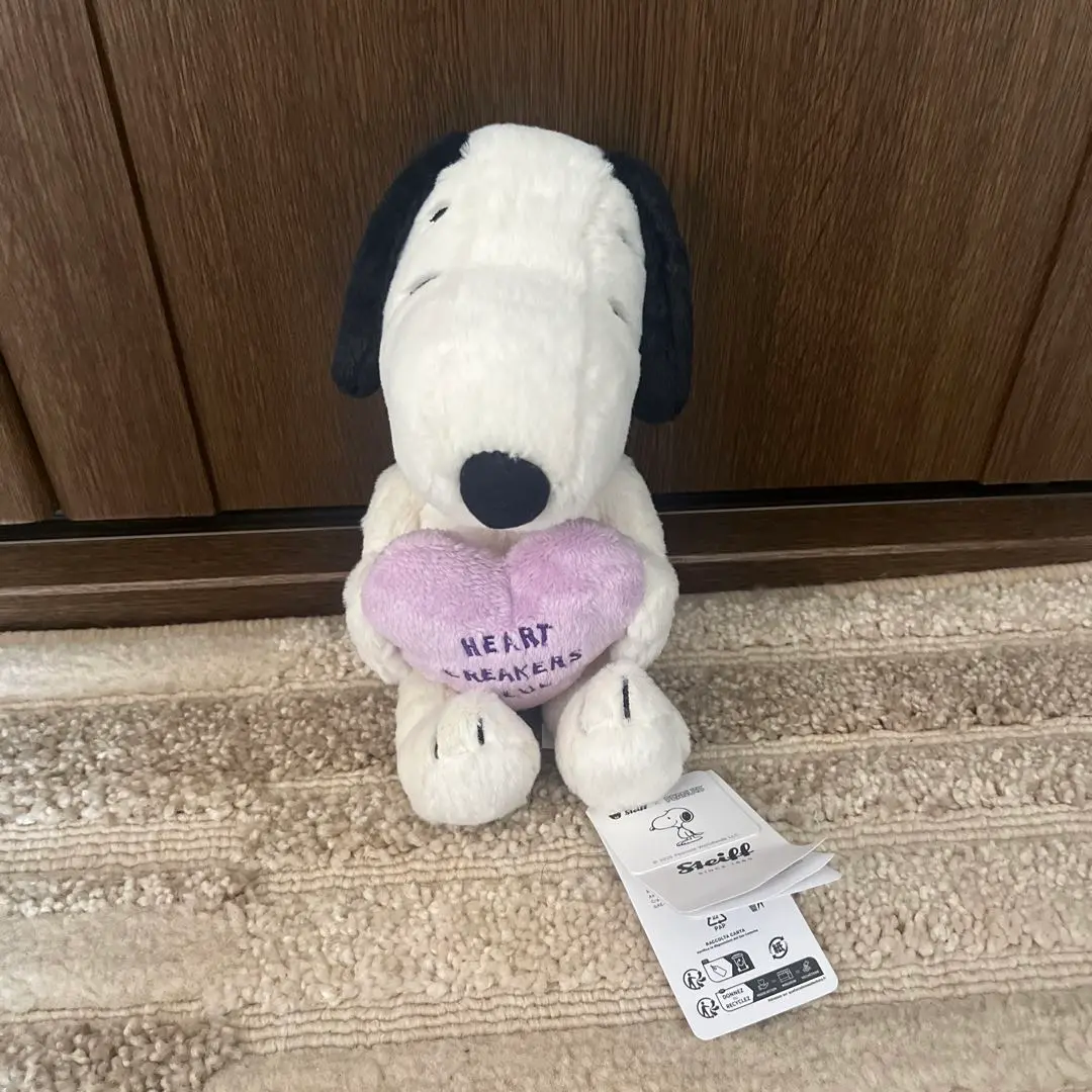 Steiff製 スヌーピーぬいぐるみストラップ Steiff ぬいぐるみ スヌーピー シュタイフ テディベア Snoopy