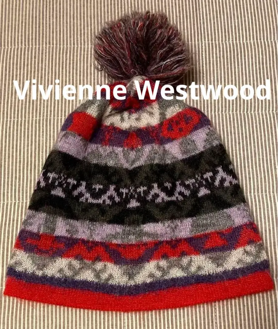 Thumbnail of Vivienne Westwood Mohair Knit Hat Knit Cap Bobble