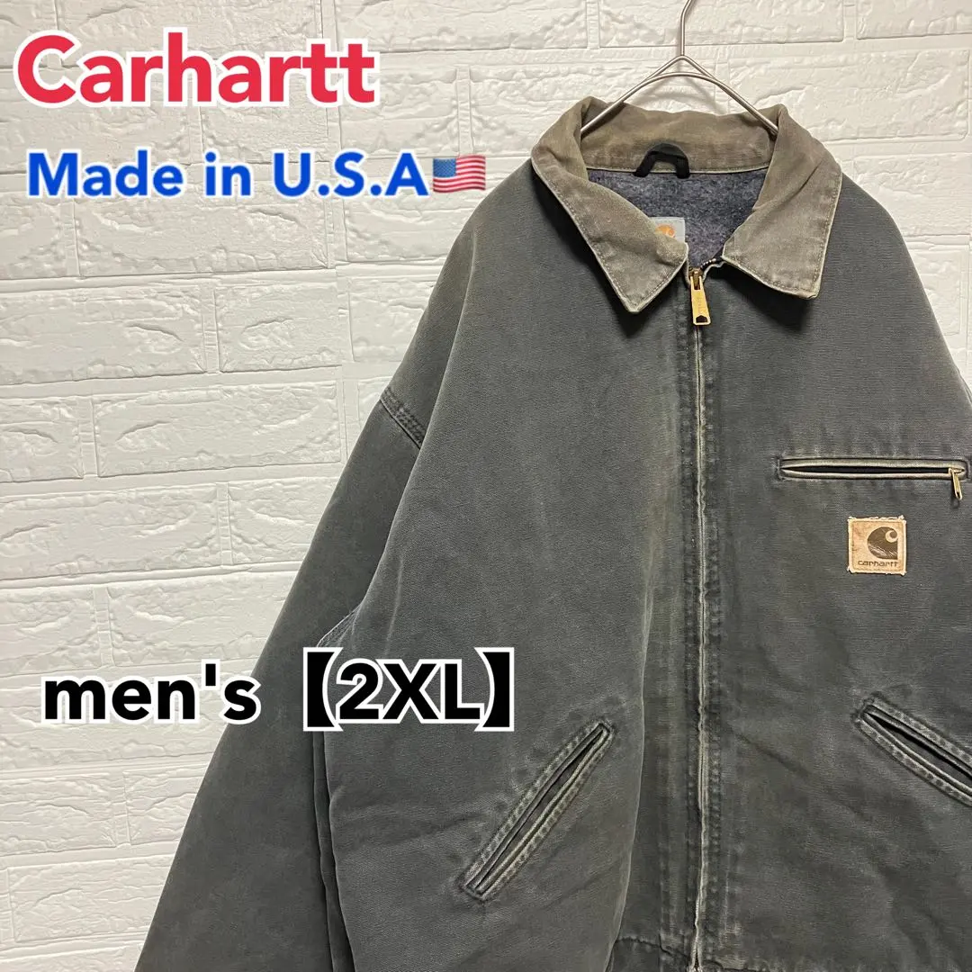 Thumbnail of ●F844 [Made in USA] [Rare] Detroit Jacket, Green, Size 2XL