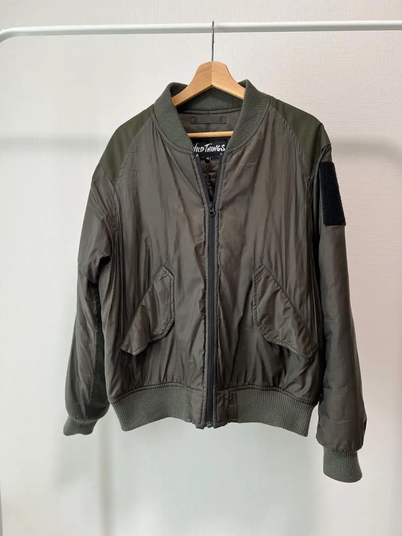 WILD THINGS W/D FL Jacket MA-1ジャケットL WILD THINGS ma1 ma-1 「WILD THINGS」 PrimaLoft flight jacket