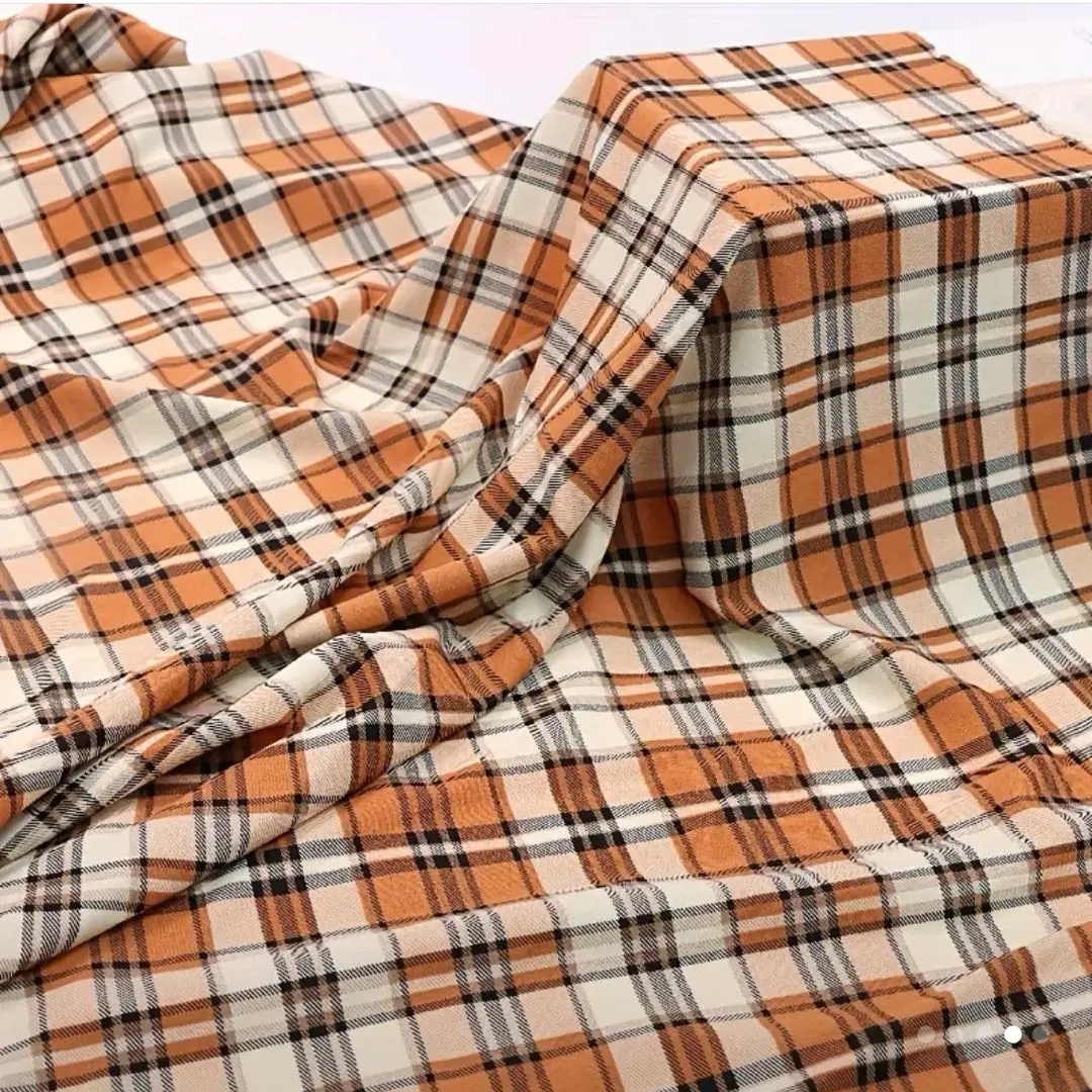 Thumbnail of Checkered fabric (orange)