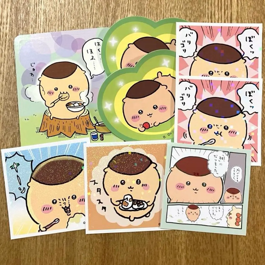 112 吉伊卡哇 小栗饅頭 貼紙 貼紙 8張 的縮圖