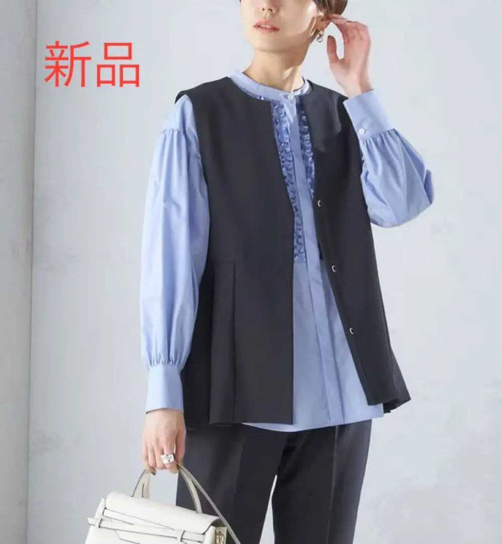 全新未使用⭐︎ SHIPS 希普斯 Double Cloth (雙層布料) 西裝套裝 馬甲 & 長褲 的縮圖