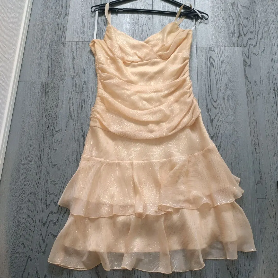 Thumbnail of Beige Frill Slip Dress