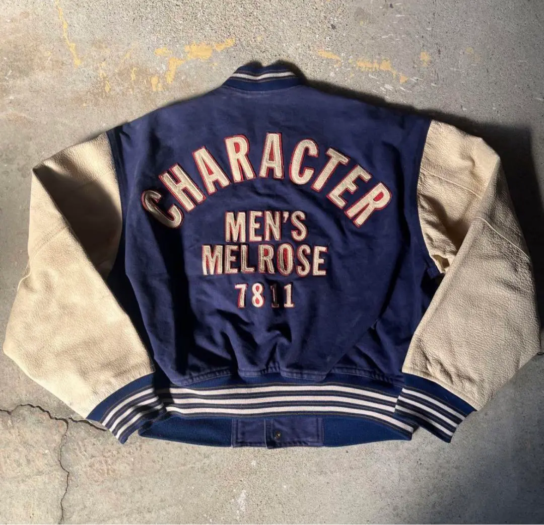 超お宝　ビンテージ　メルローズ　スタジアムジャンパー MEN'S MELROSE - 【MEN'S MELROSE】メルローズ スタジャン