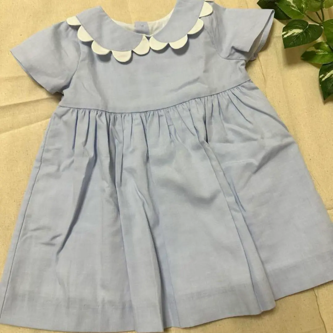 Thumbnail of Jacadi Scalloped Collar Dress 6m