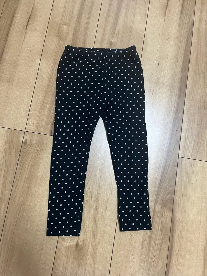 Thumbnail of Uniqlo polka dot pants, 100cm