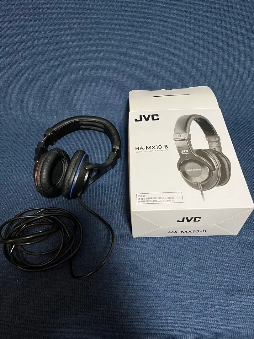 スタジオモニターヘッドホン JVC HA-MX10-B   黒　生産完了品 HA-MX10B|スタジオモニターヘッドホン|イヤホン・ヘッドホン製品
