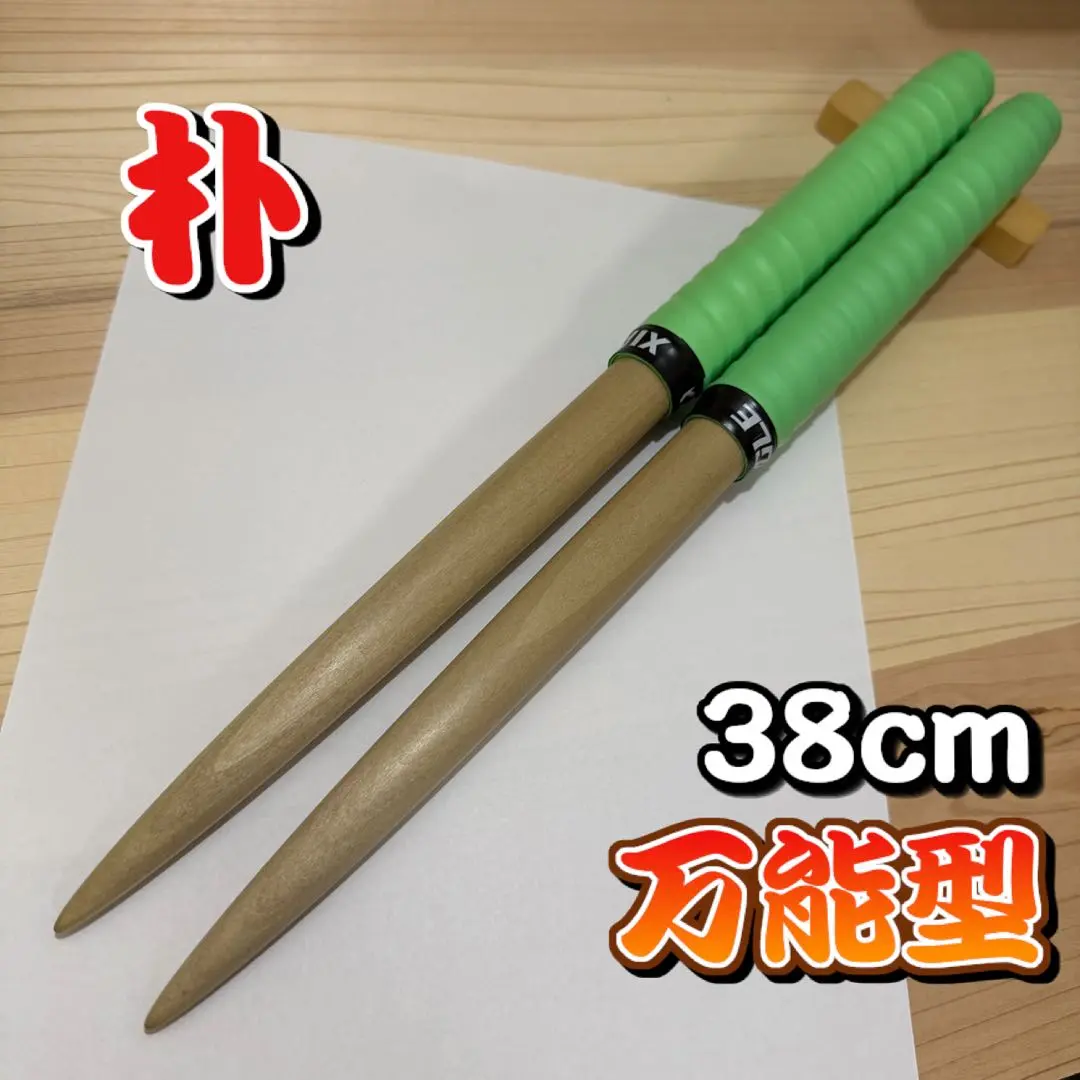 太鼓の達人マイバチ　黒檀（縞黒檀）　テーパー　ロール用