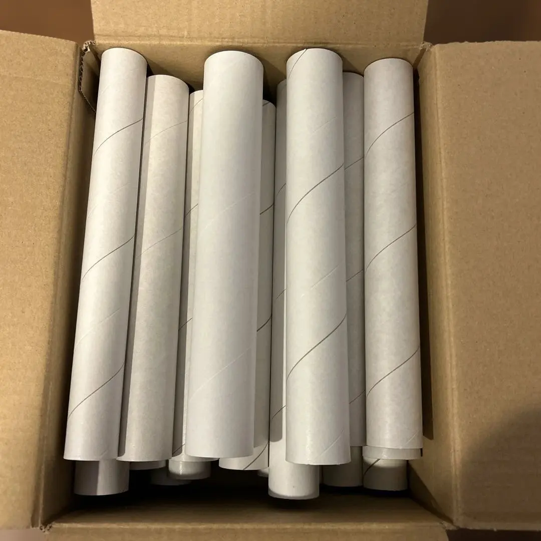 Thumbnail of 23 empty plastic wrap tubes