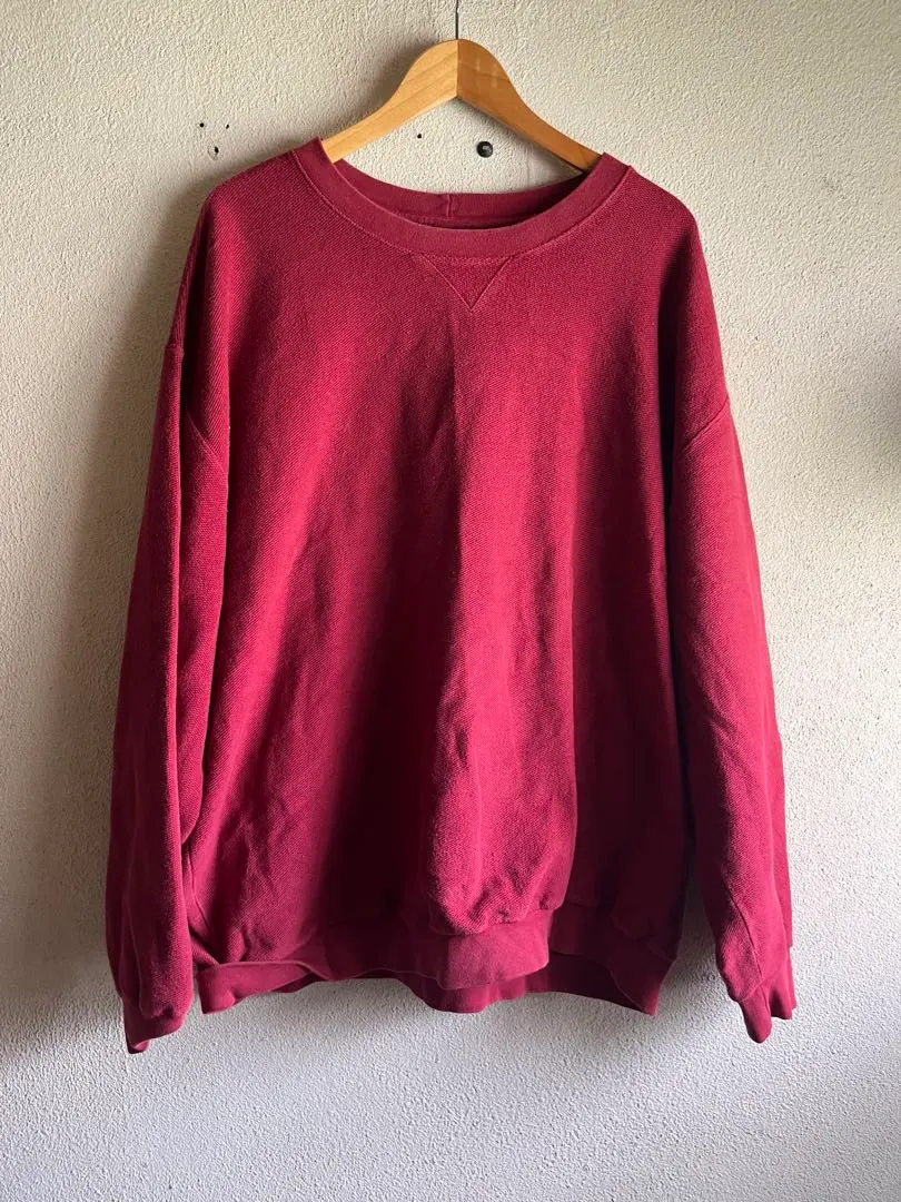 Thumbnail of 90s Lands' End Sweatshirt Kanoko Pique Made in USA 2XL Vintage